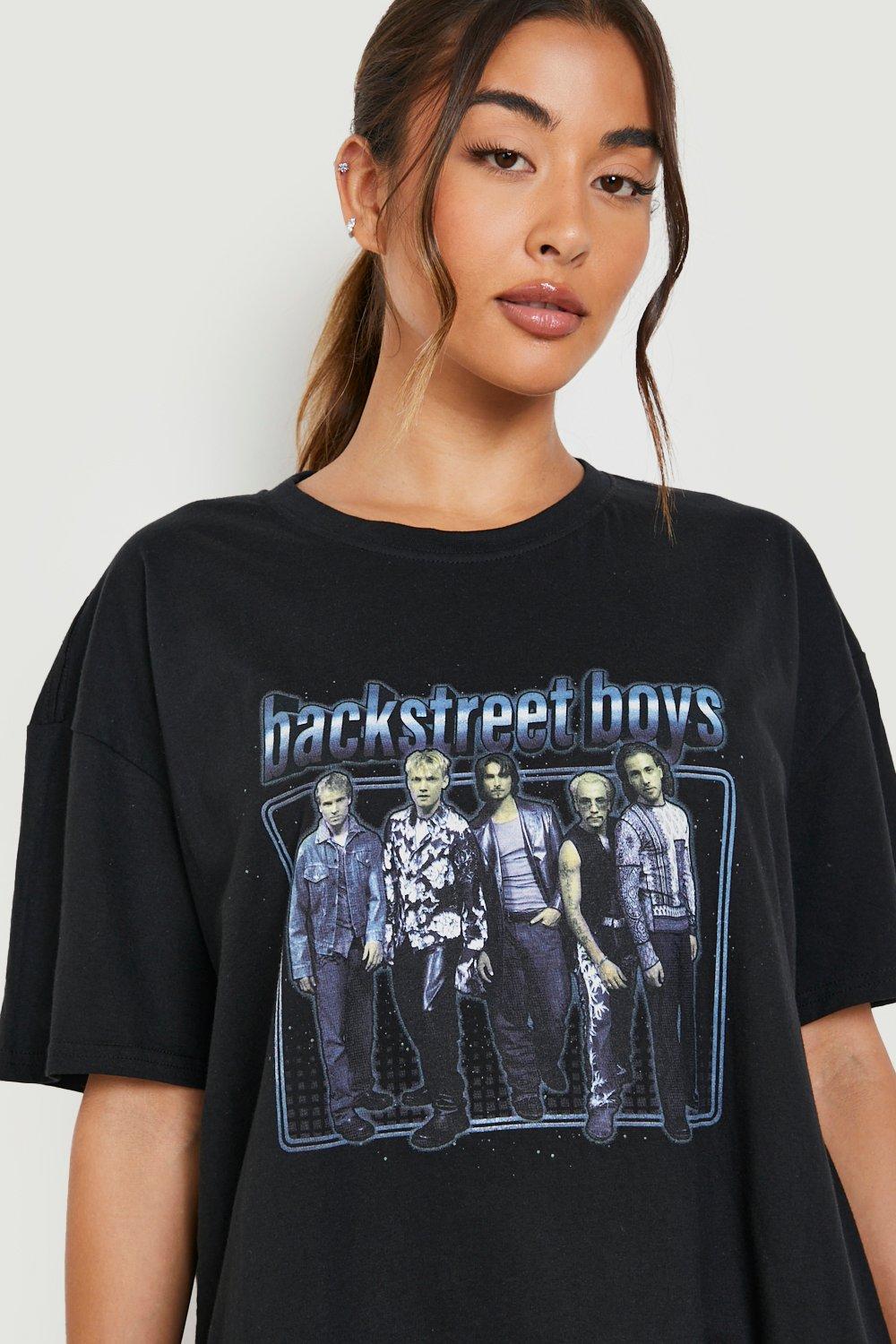 Oversize T Shirt mit lizenziertem Backstreet Boys Print