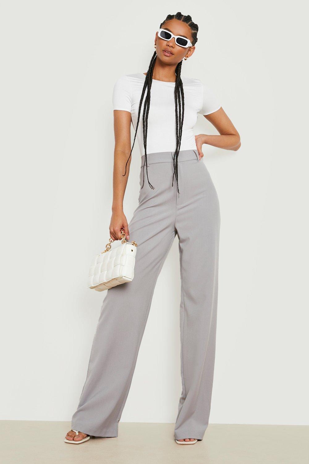 boohoo tall trousers