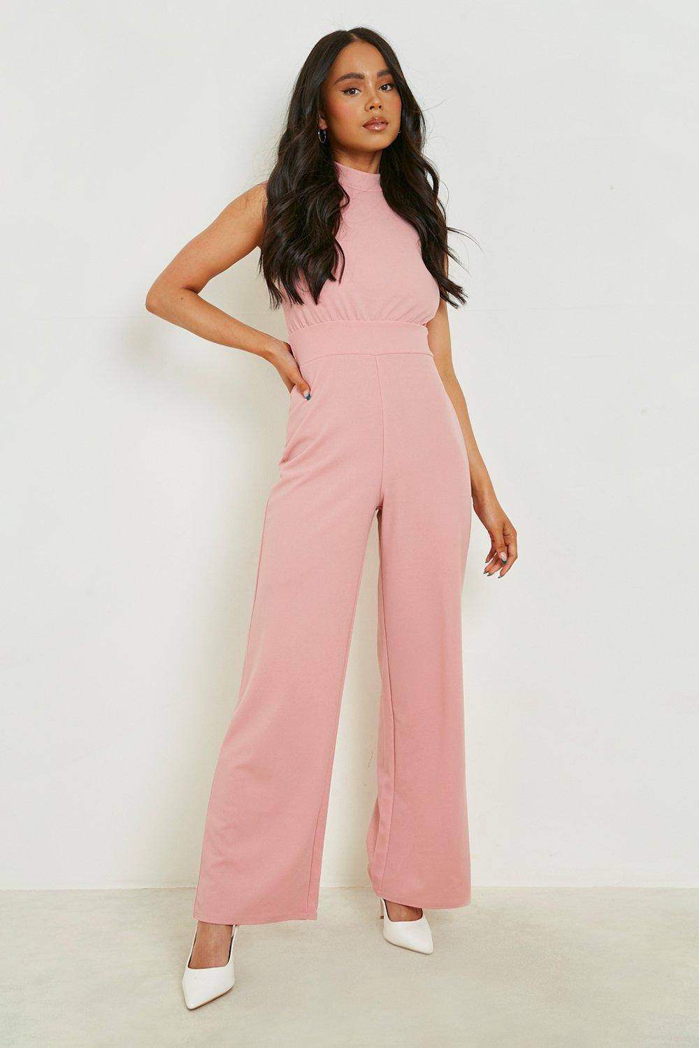 Pink 2024 jumpsuit petite