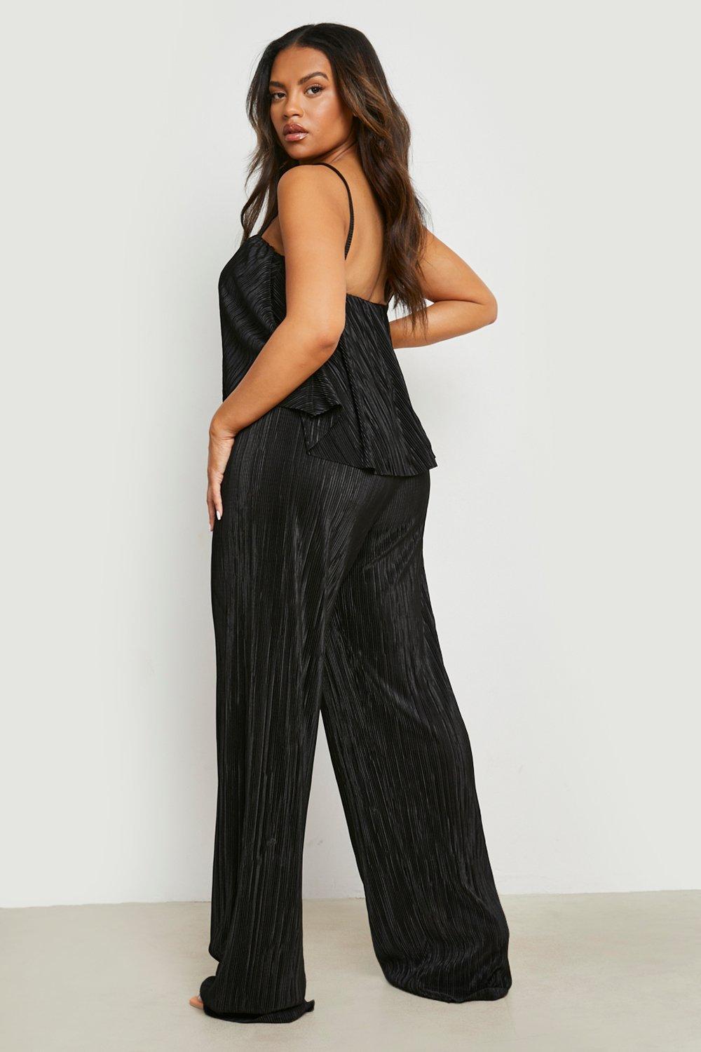 Wide leg trousers store jumpsuit