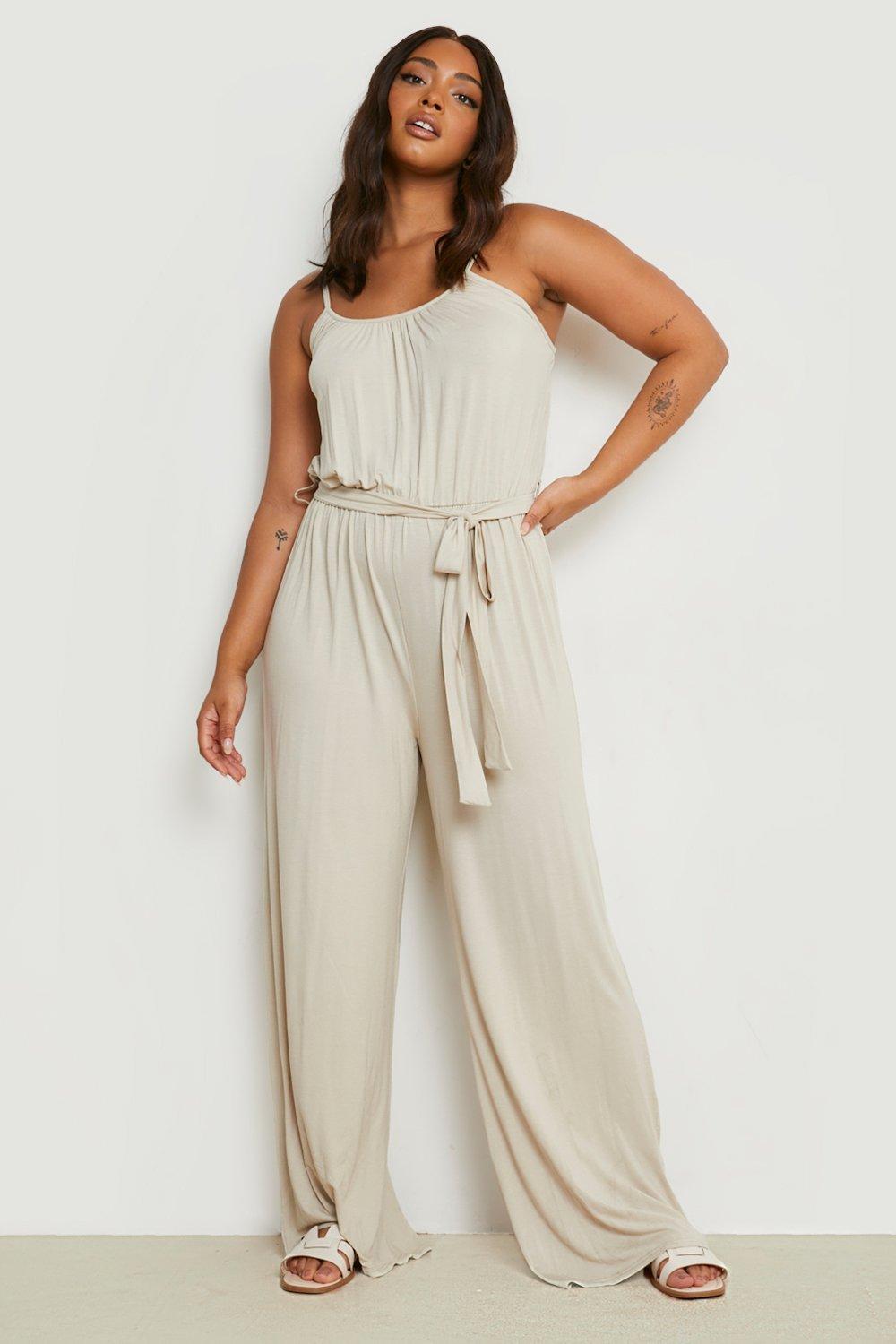 Stretch cheap knit jumpsuit