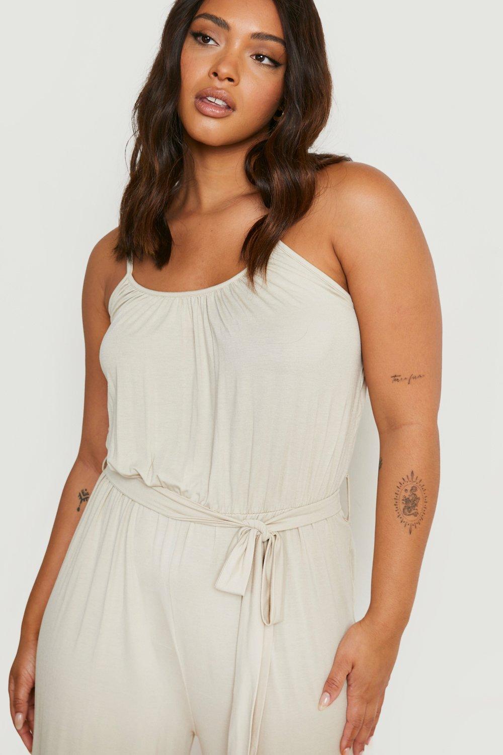 Boohoo cheap jersey jumpsuit