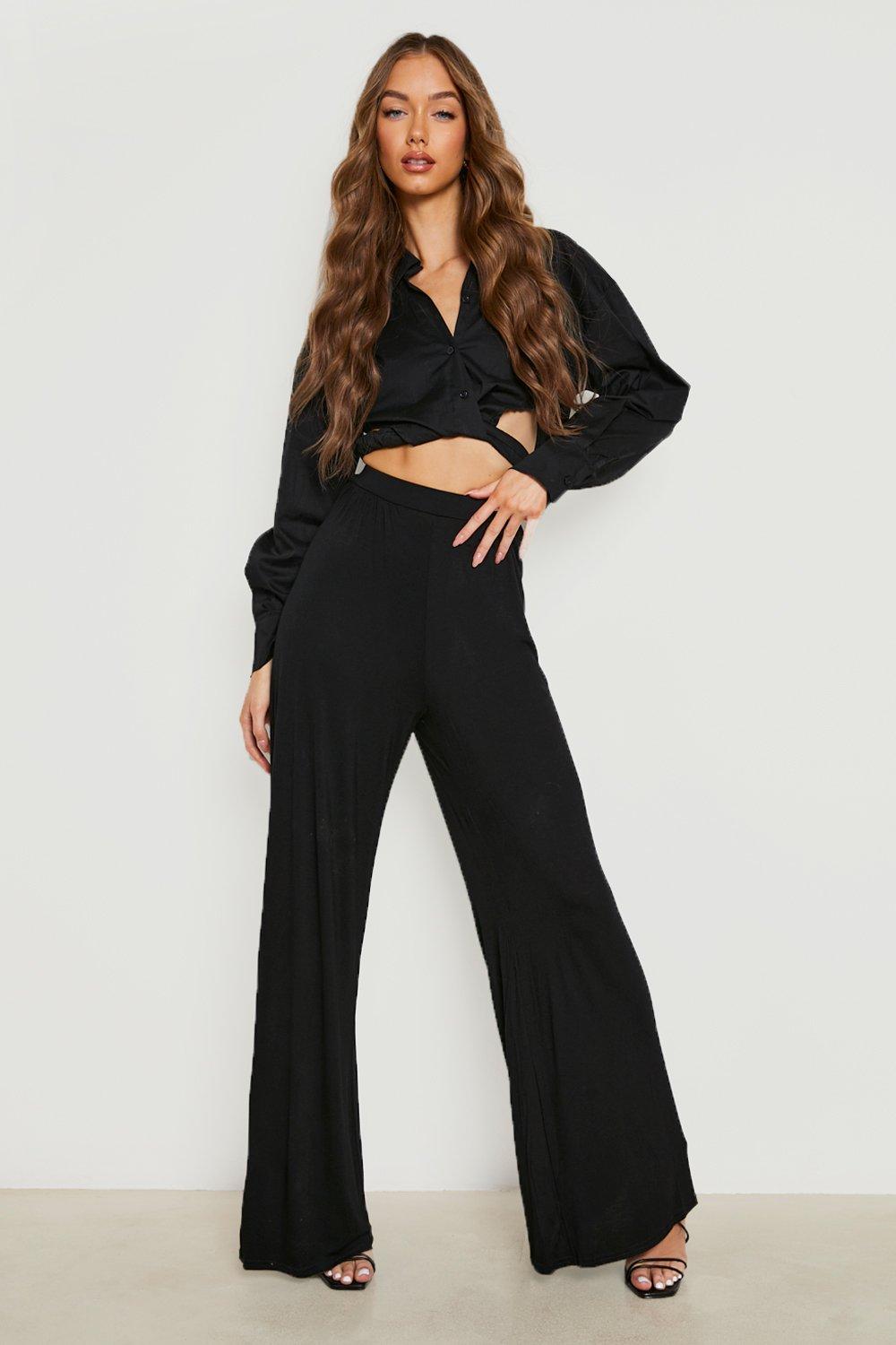 High waisted 2025 trousers boohoo