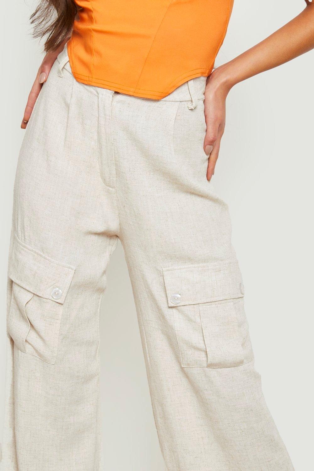 Eco Nessi Linen Cargo Pants