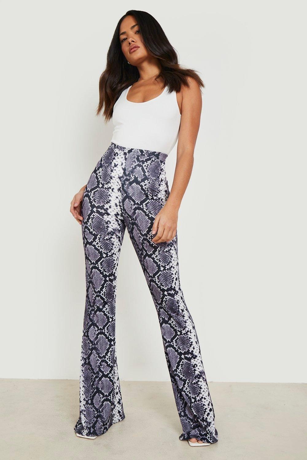 Boohoo hot sale snake trousers