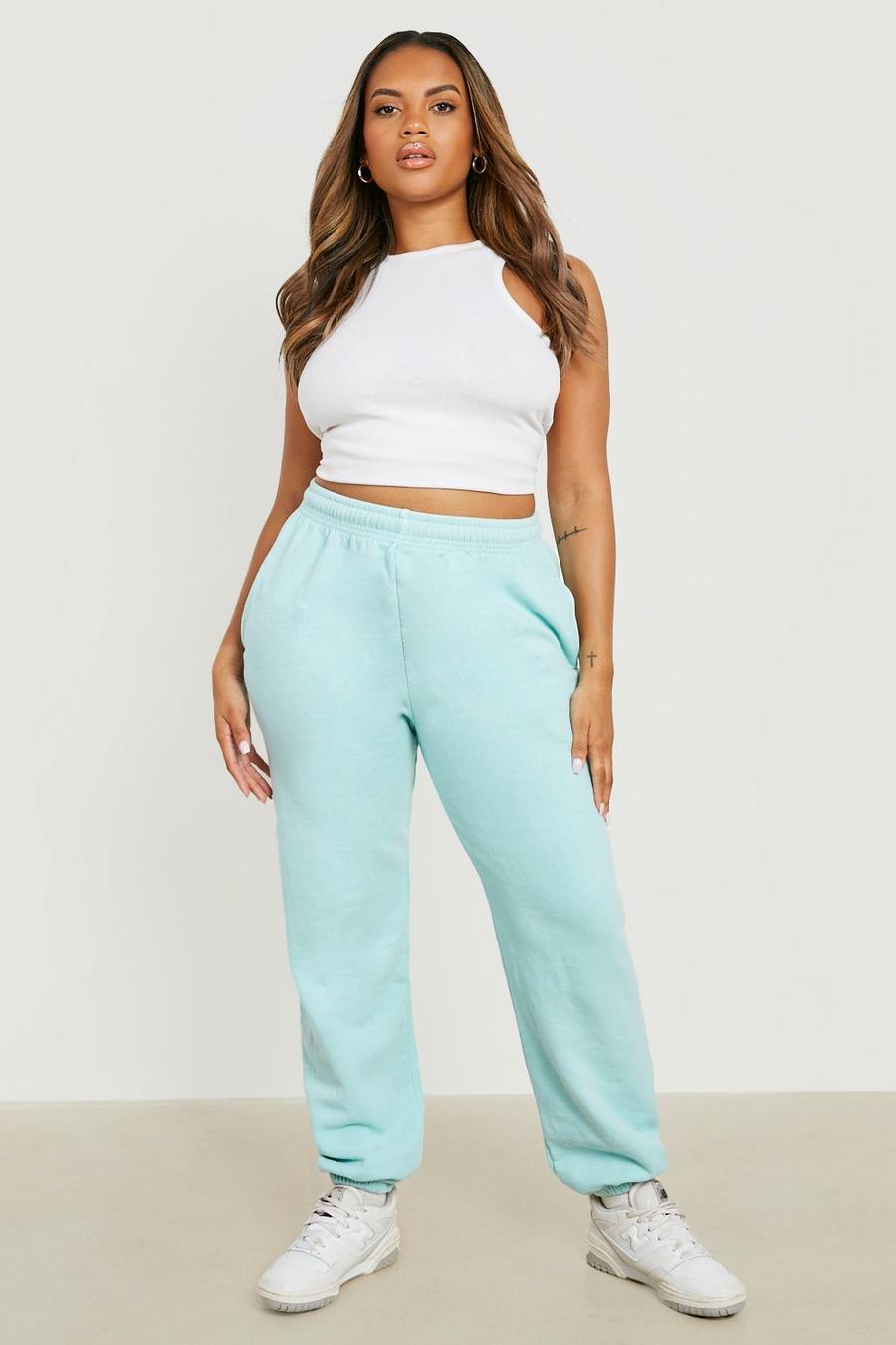 Mint vert Plus Oversized Cuffed Joggers image number 1