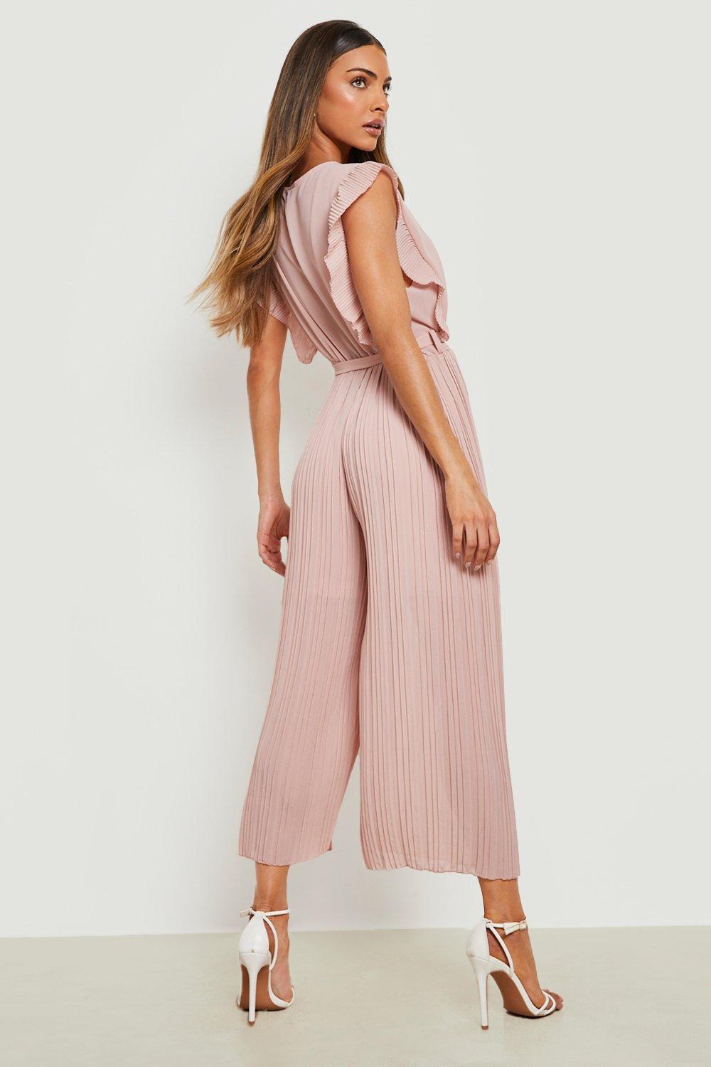 Pleated jumpsuit sale uk