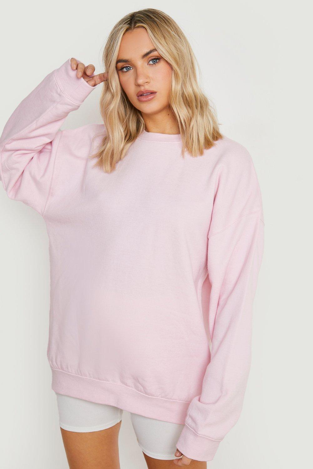 Baby Pink Oversized Sweatshirt