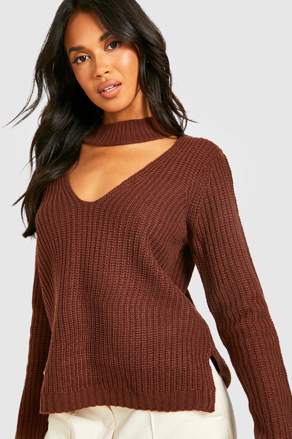 Choker Detail Sweater