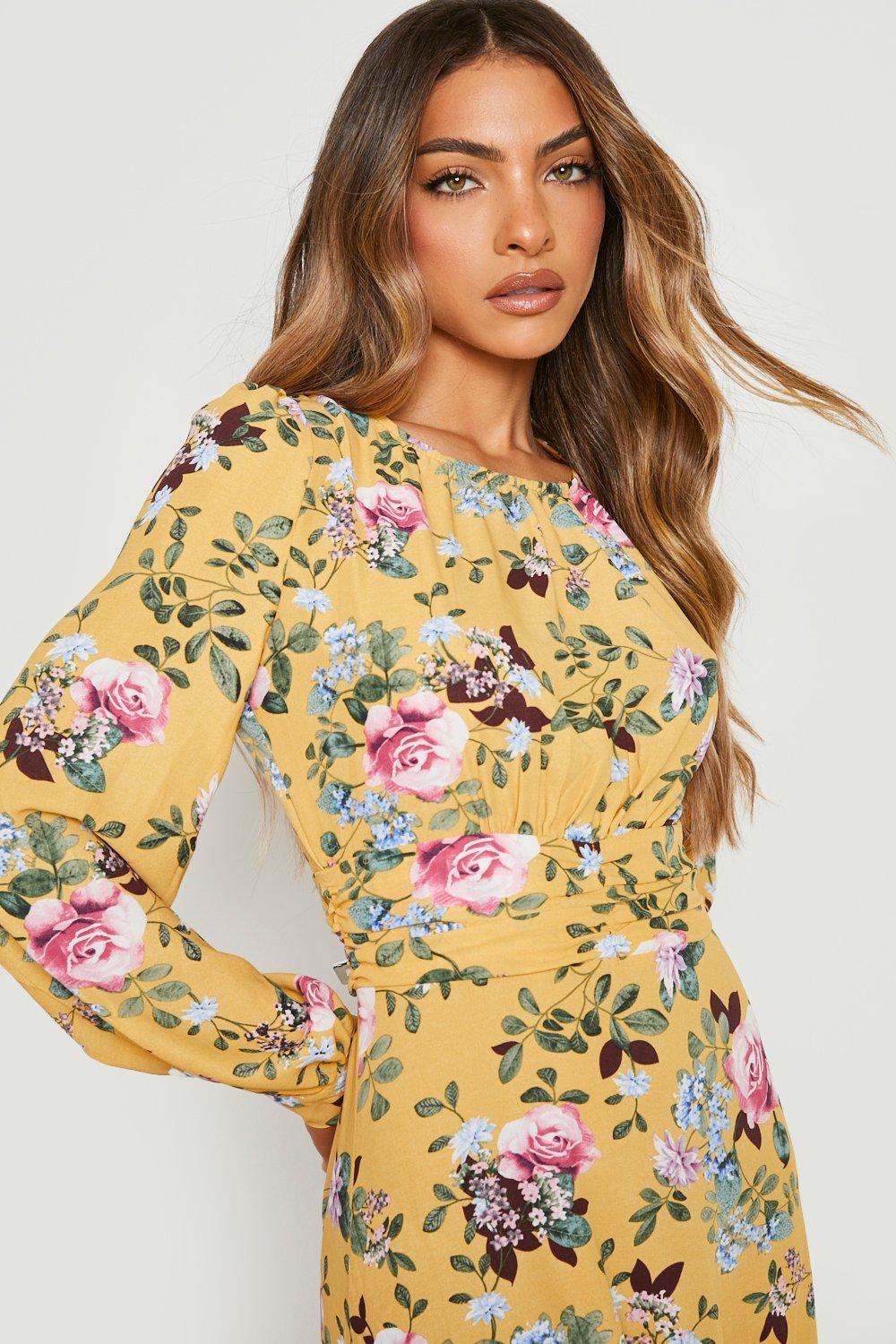 Boohoo yellow hot sale