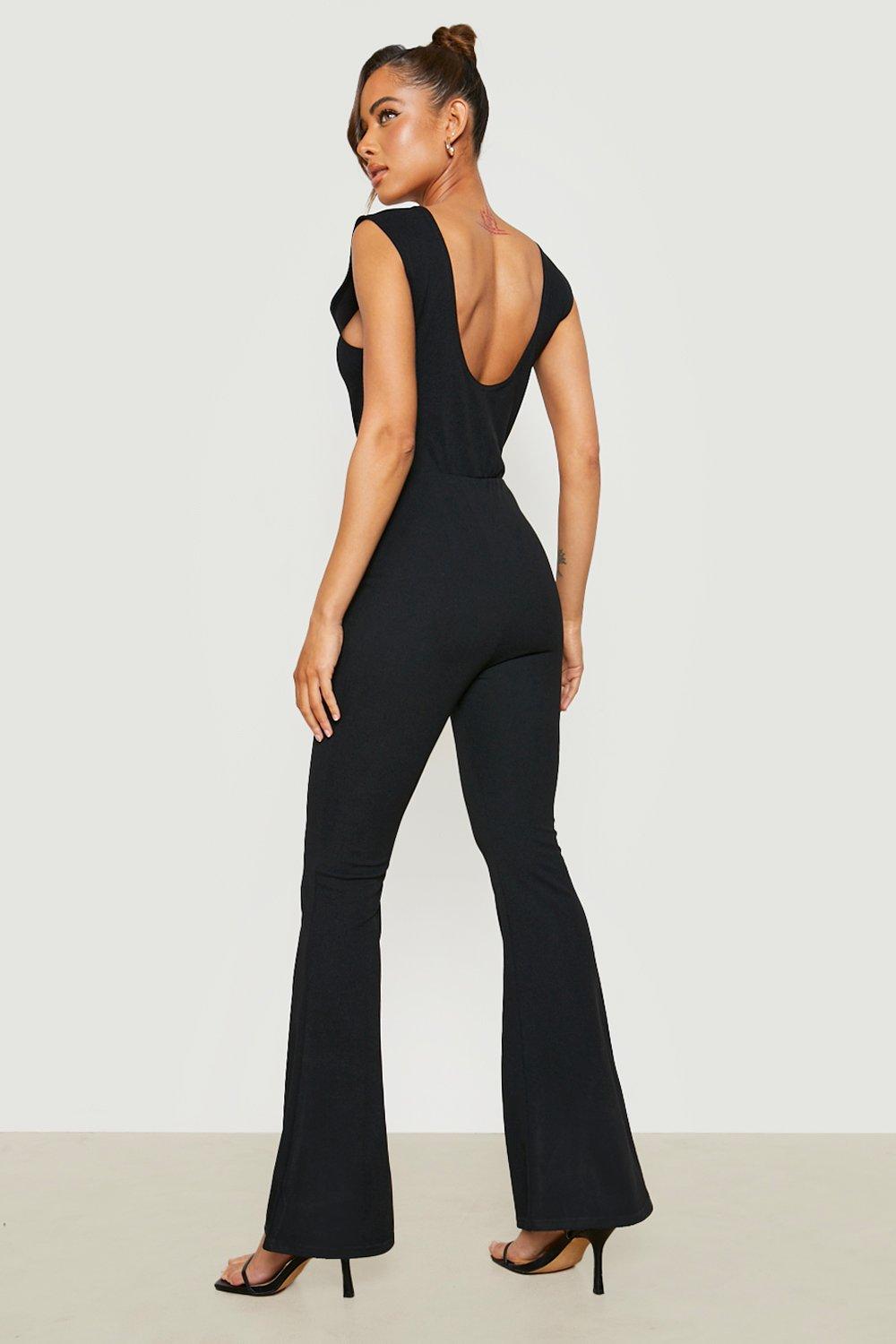 Sleeveless Flare Jumpsuits