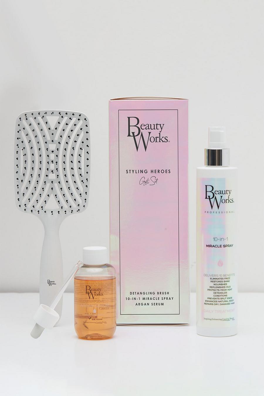 White Beauty Works 10-in-1 Miracle Spray X Argan Serum Giftset  image number 1