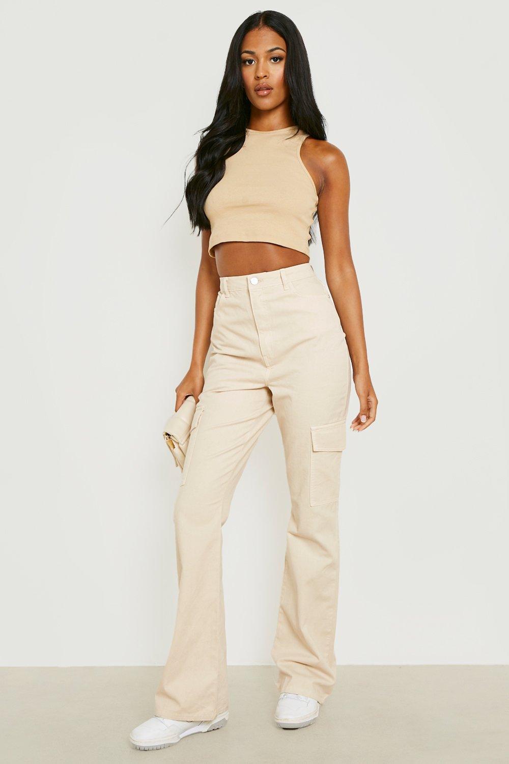 https://media.boohoo.com/i/boohoo/gzz15018_stone_xl_2/female-stone-tall-flared-leg-cargo-pants