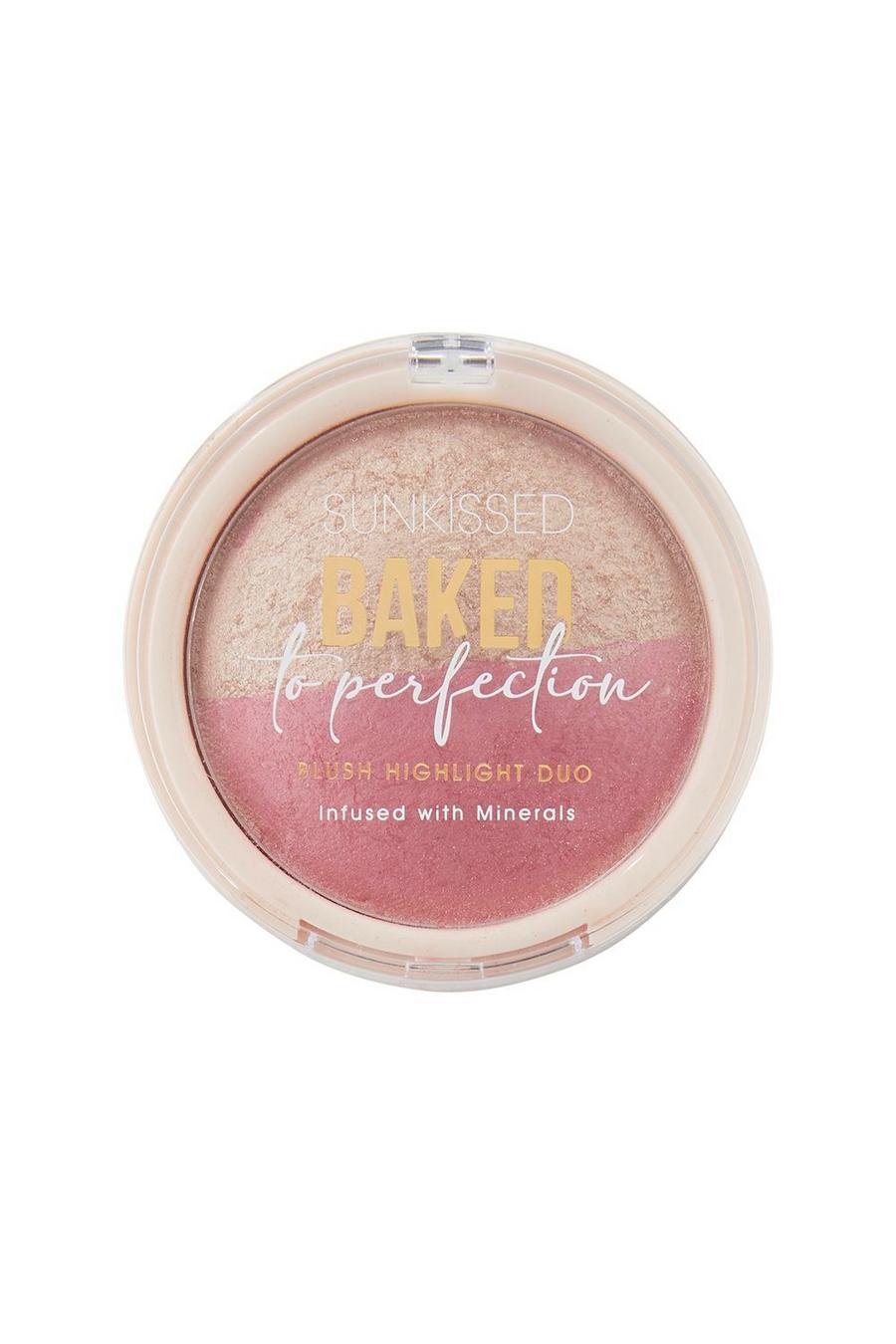 Pink rose Sunkissed Baked To Perfection Blush & Highlighter
