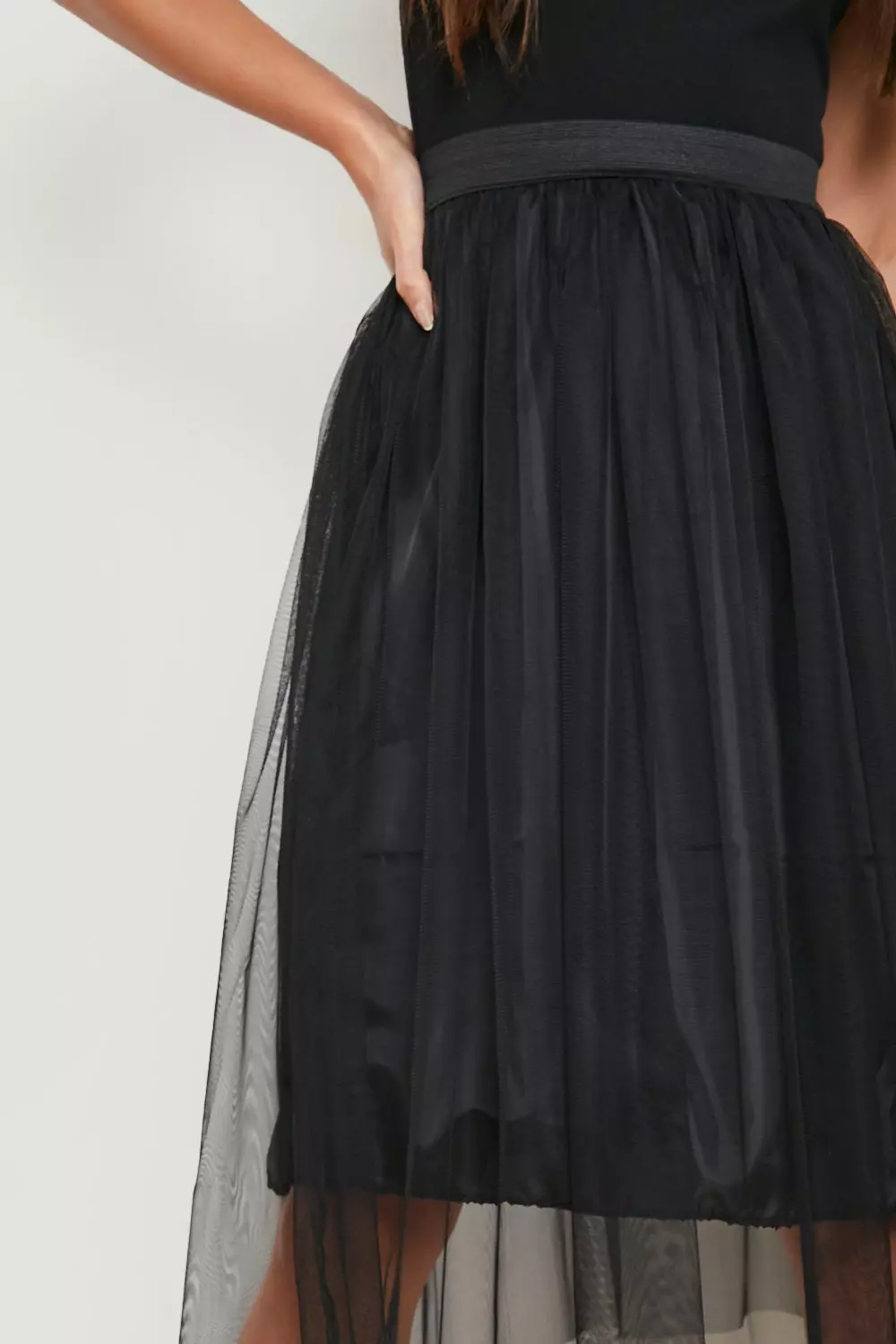 Tall tulle cheap midi dress