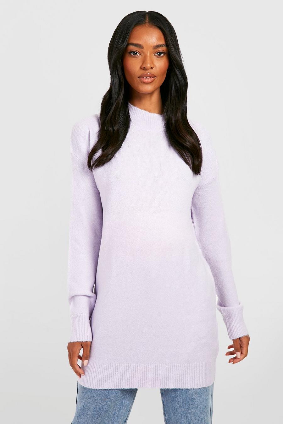Lilac Maternity Super Soft Tunic Jumper image number 1
