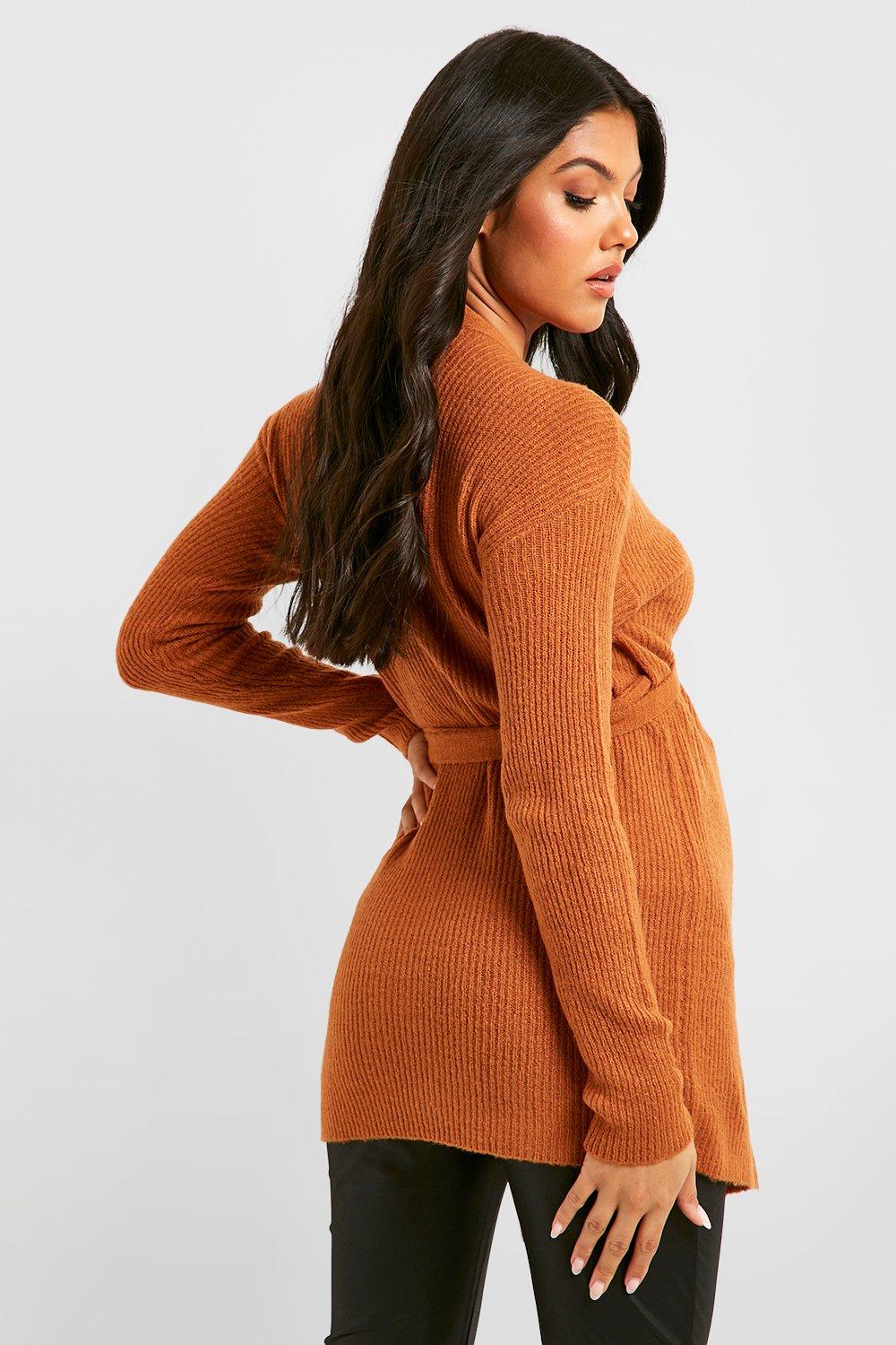 Maternity wrap hot sale sweater