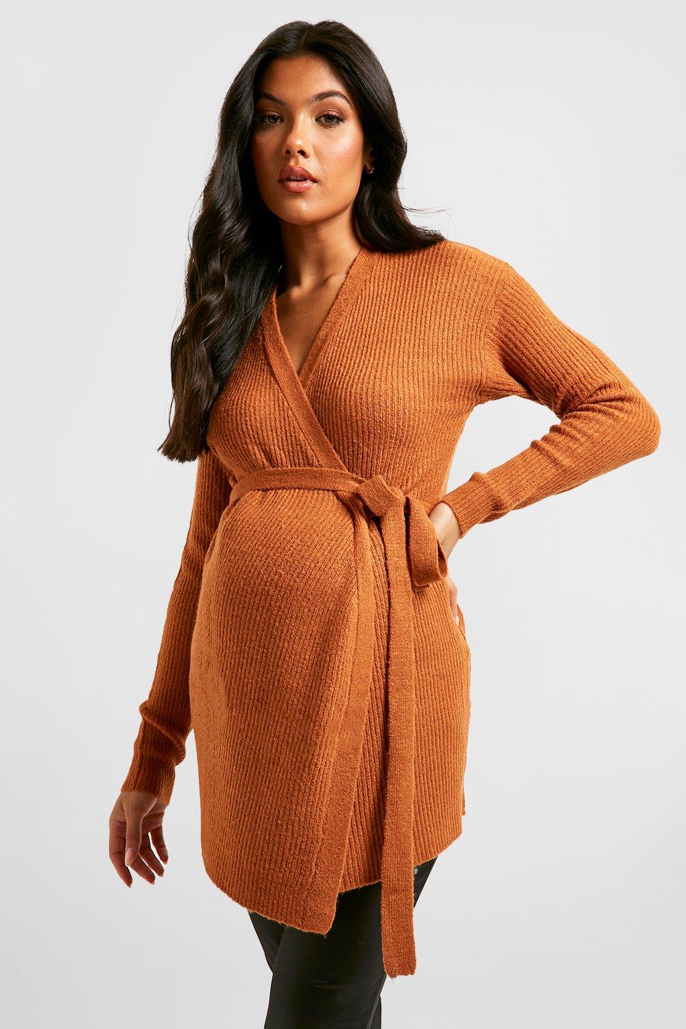 Maternity wrap sweater hot sale