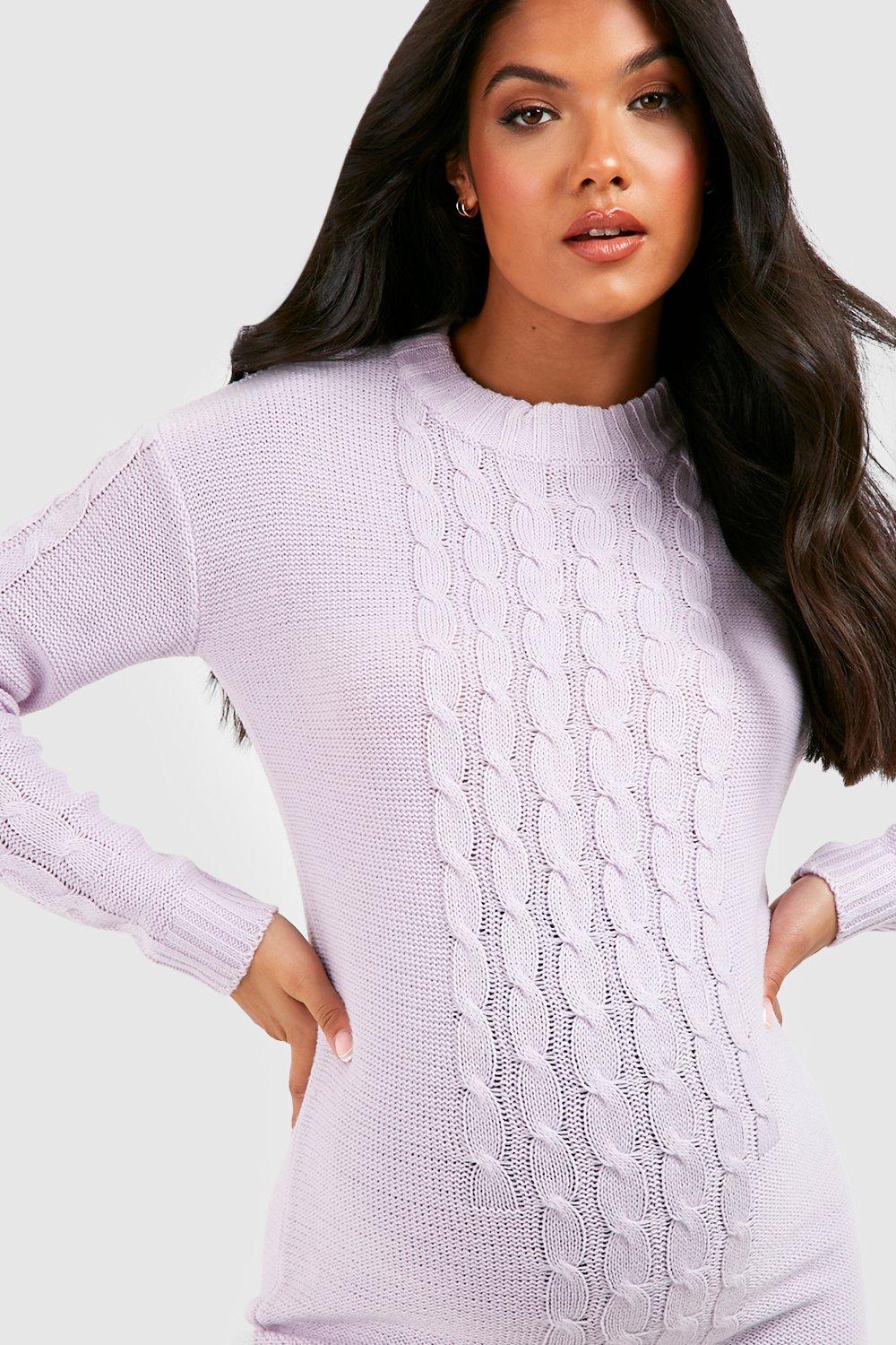 Maternity Cable Knit Jumper boohoo FI