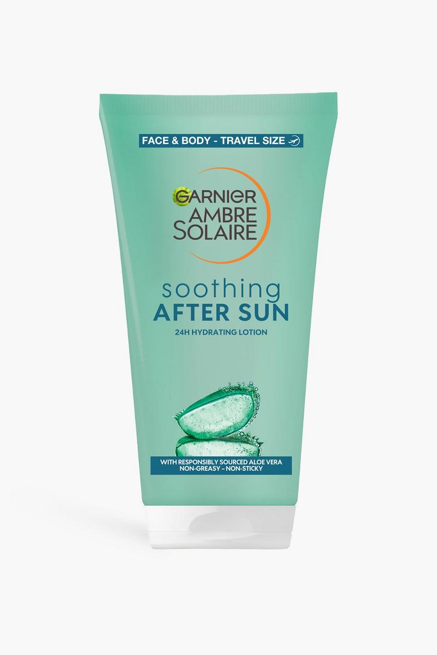 White blanc Garnier Ambre Solaire Hydrating Soothing After Sun Lotion Travel size 100ml (SAVE 17%)