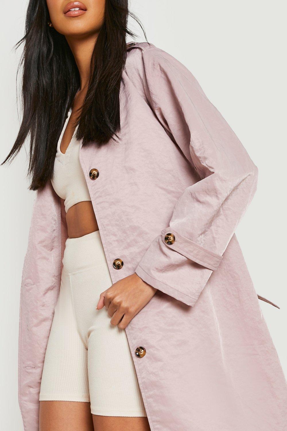 Boohoo sales trench coat