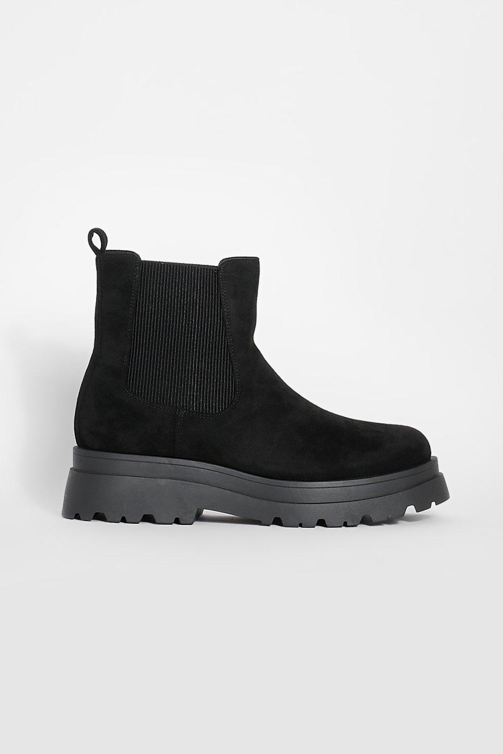 Boohoo flat outlet chelsea boot