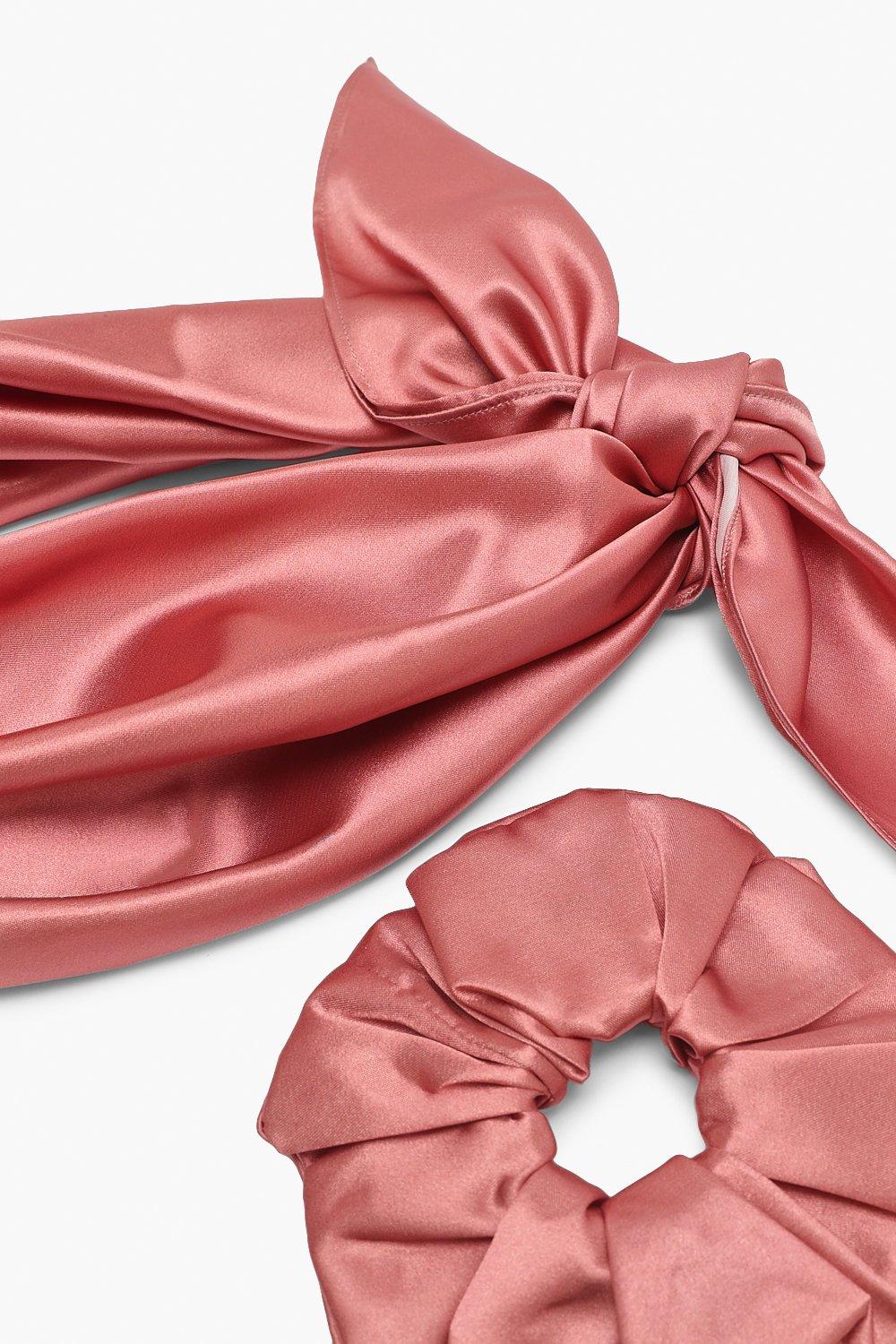 Red satin best sale head scarf