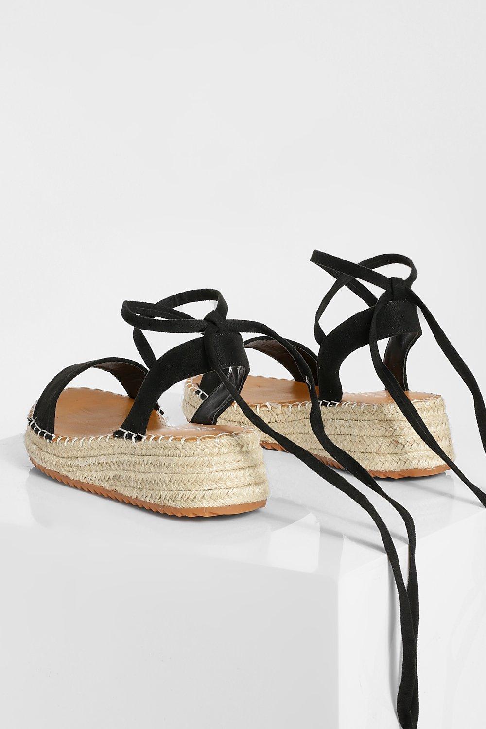 Espadrille best sale plateforme lacet