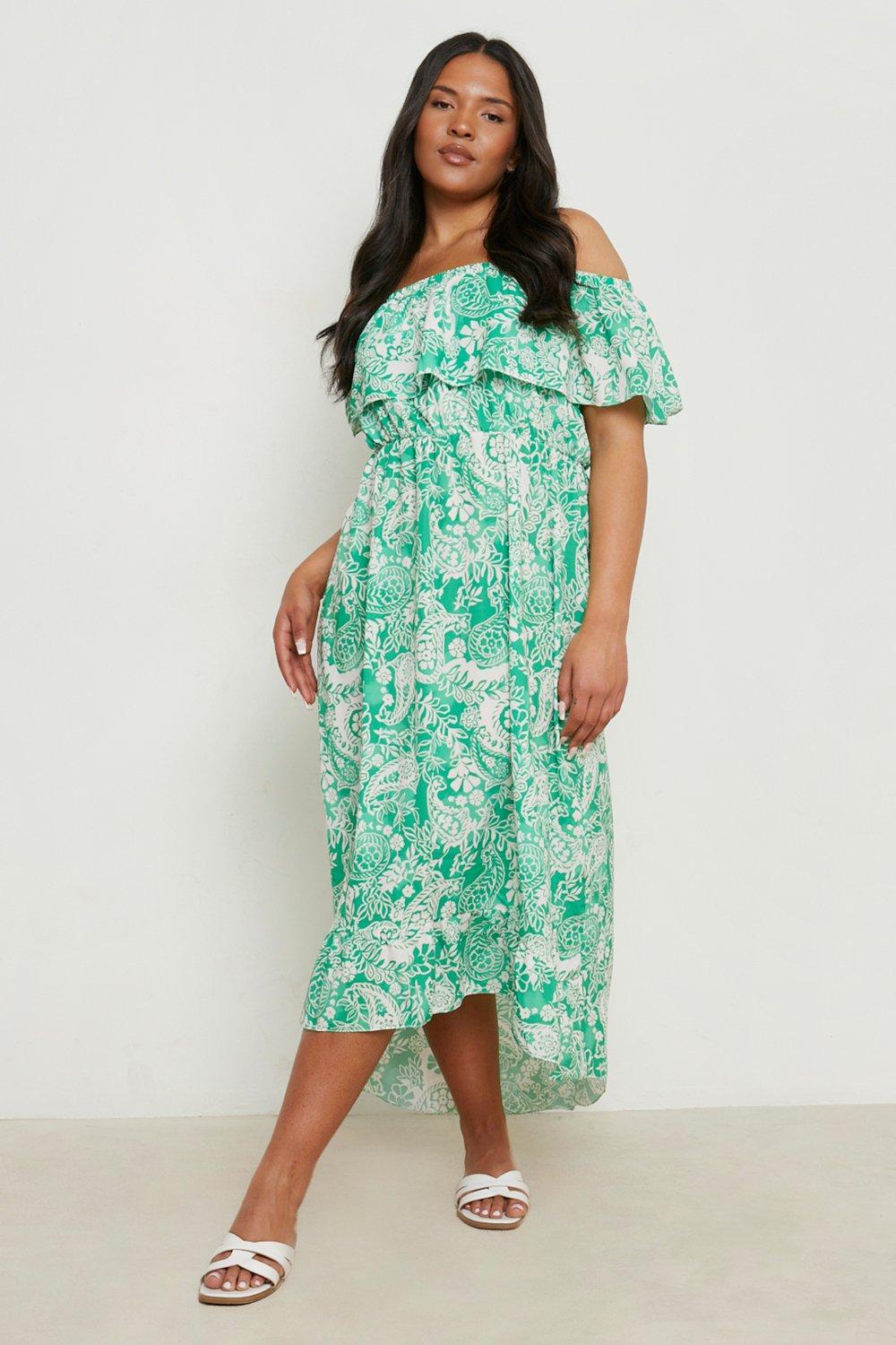 Boohoo flowy outlet dress