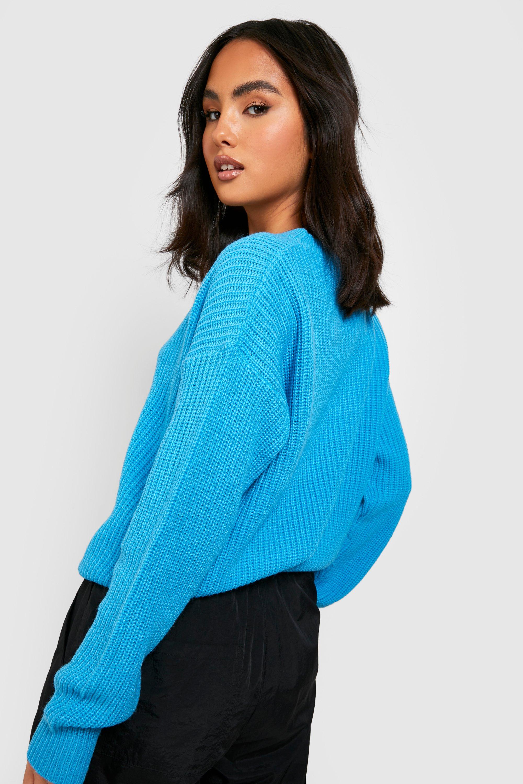 Boohoo blue outlet jumper