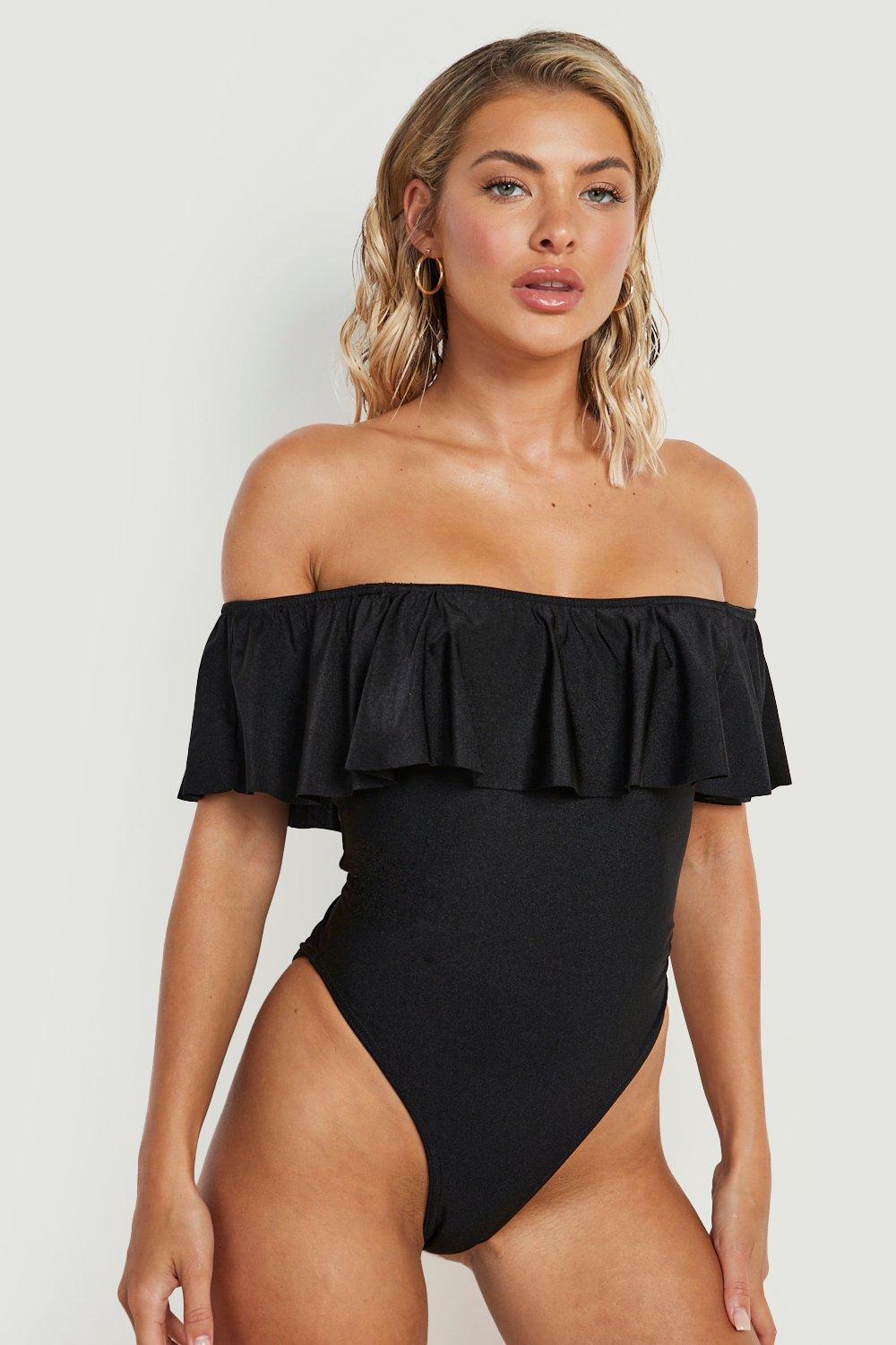 Bardot cheap style swimsuit