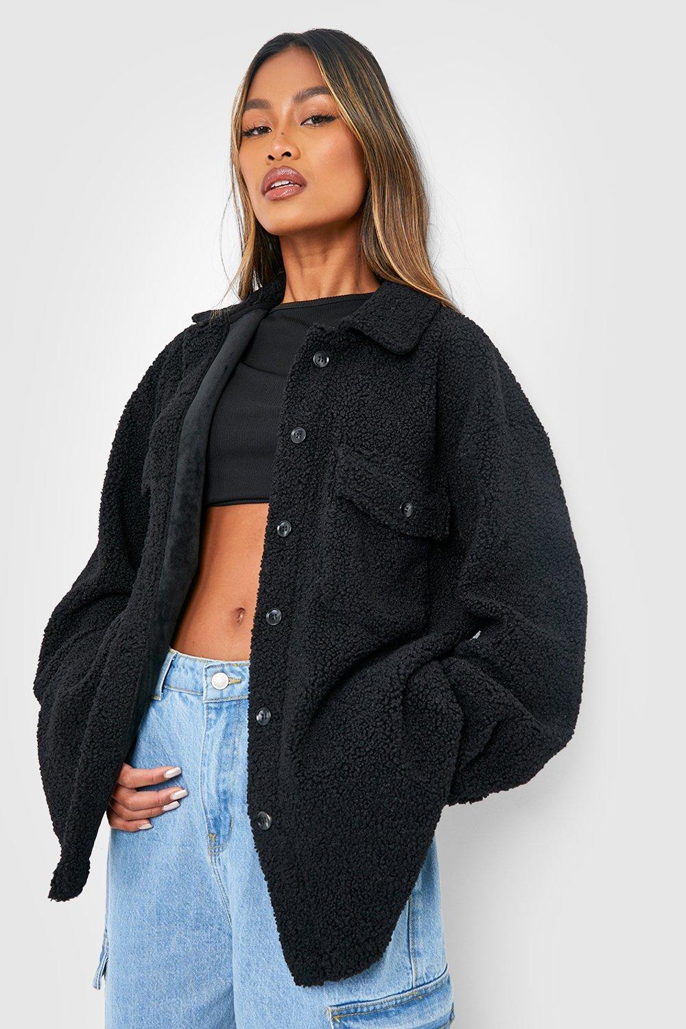 Boohoo shacket on sale