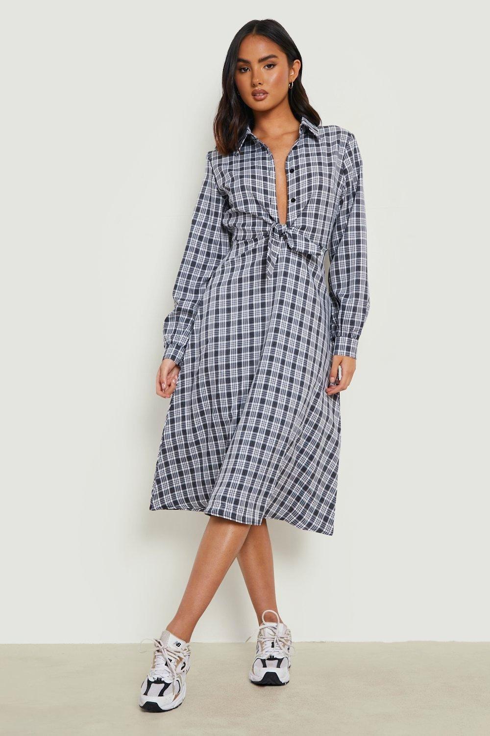 The Printed Midi Shirt Dress