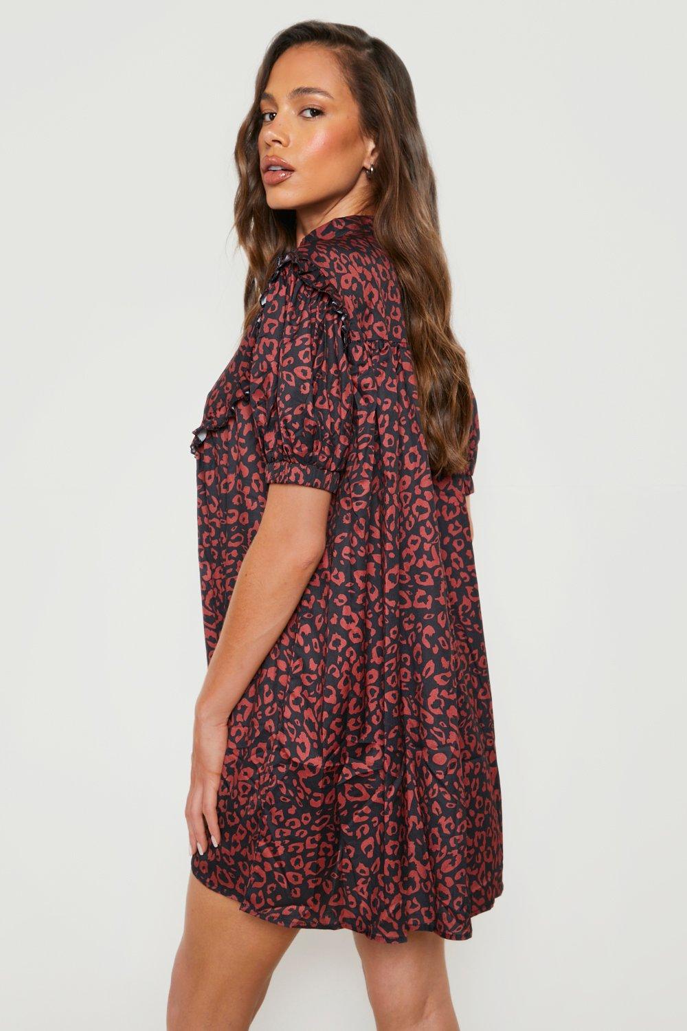 Fashion union leopard print clearance dress