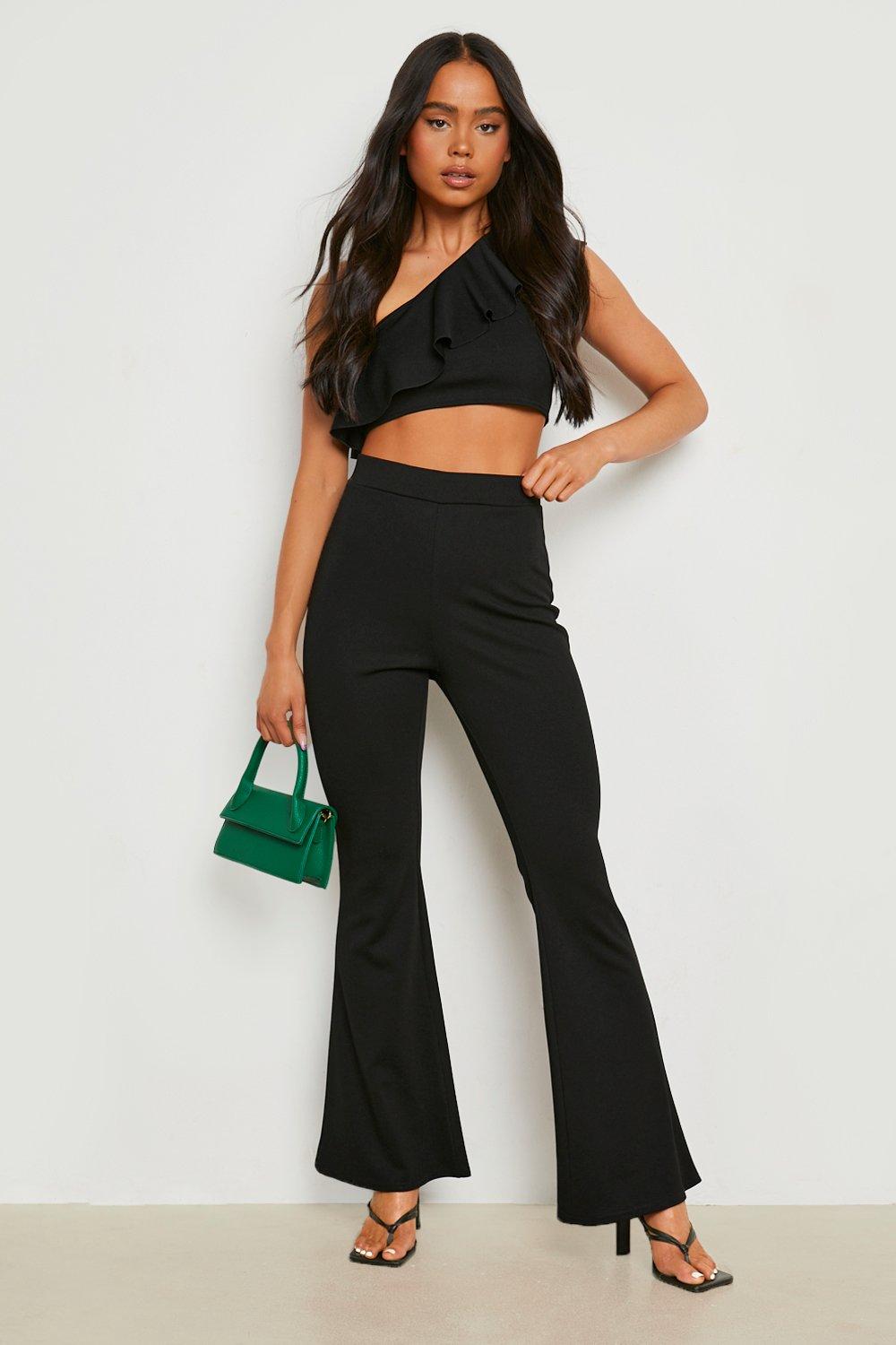 Petite hot sale flare trousers