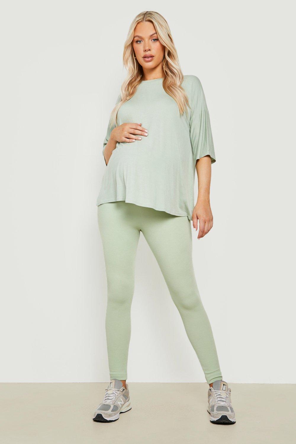 Maternity leggings outlet boohoo