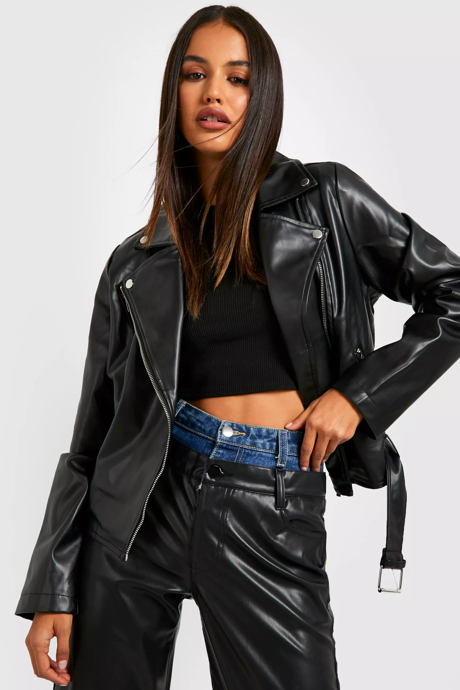 Pu 2025 biker jacket