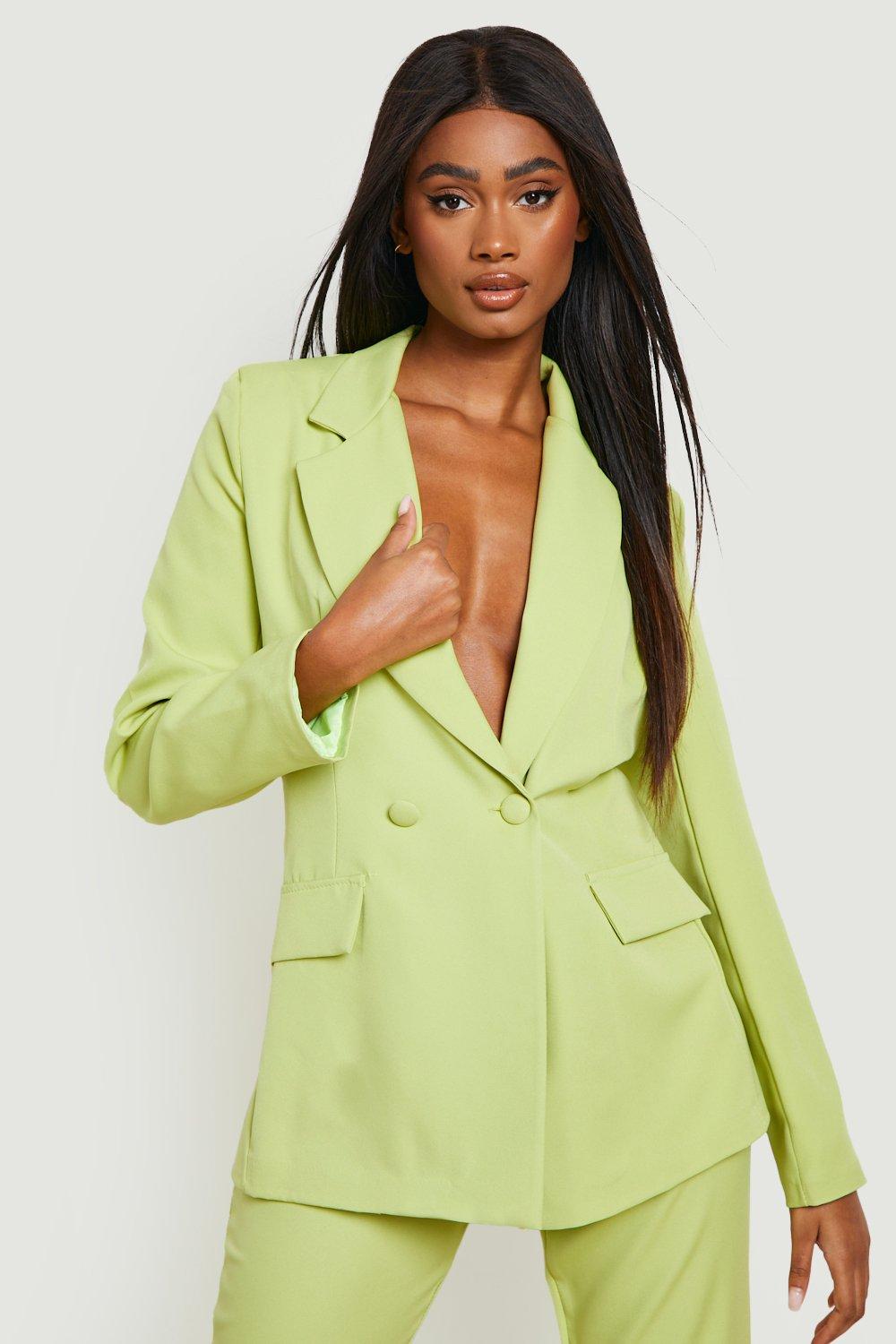 light green blazer women