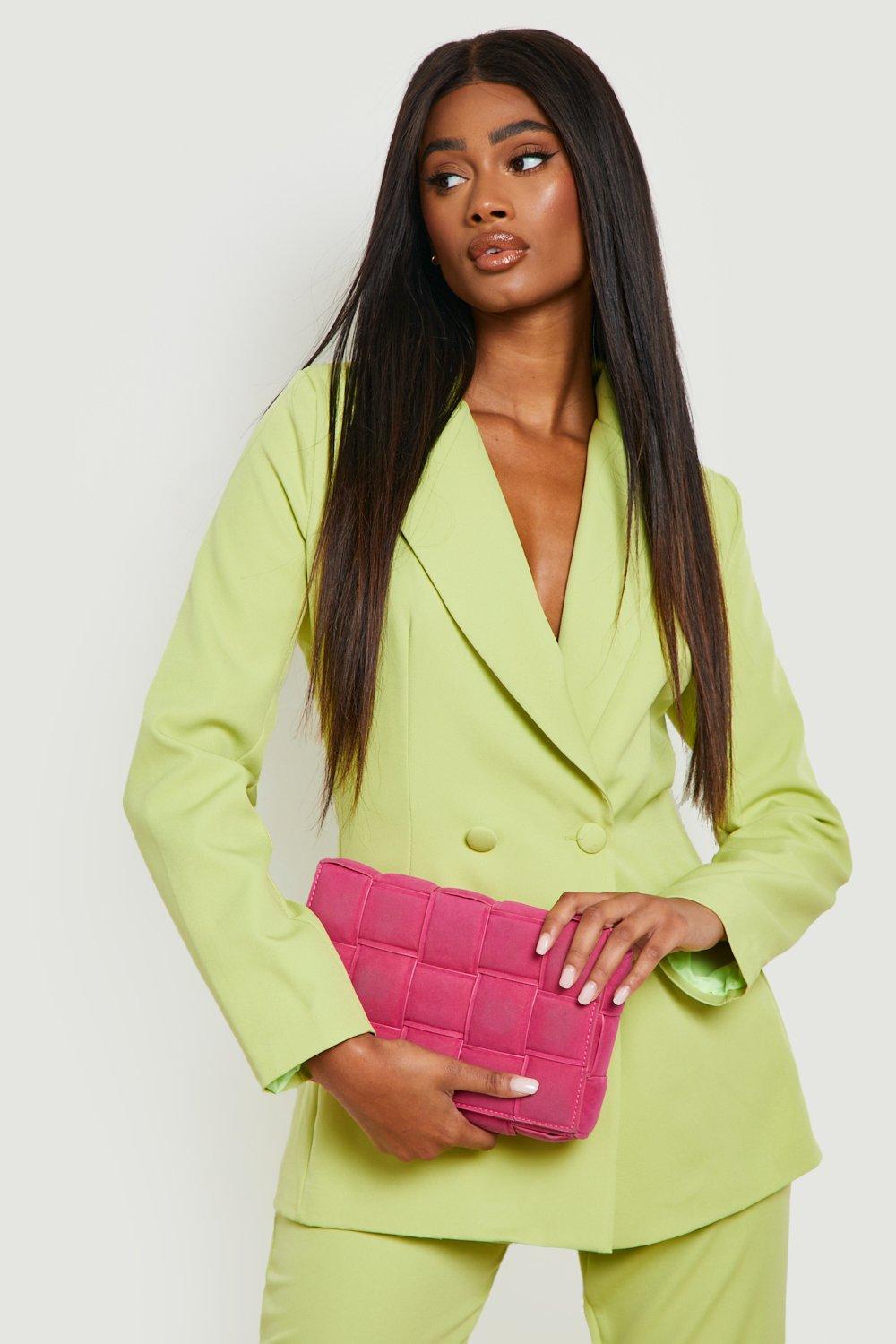 Boohoo hot sale yellow blazer