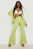 Lime Fit & Flare Tailored Trousers 