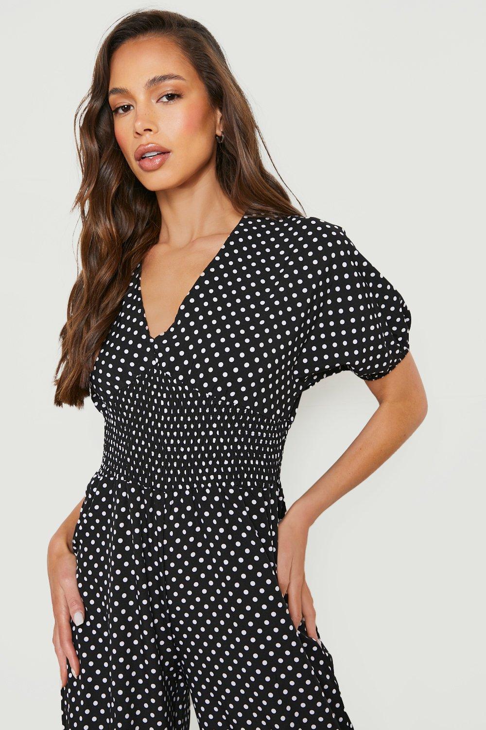 New look on sale polka dot jumpsuit