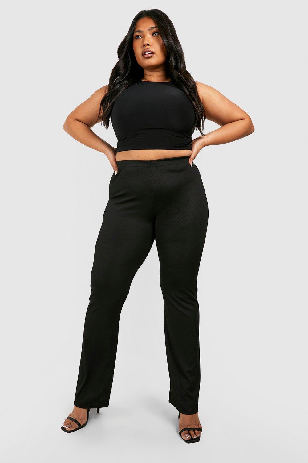 Pantalon flare 2025 grande taille