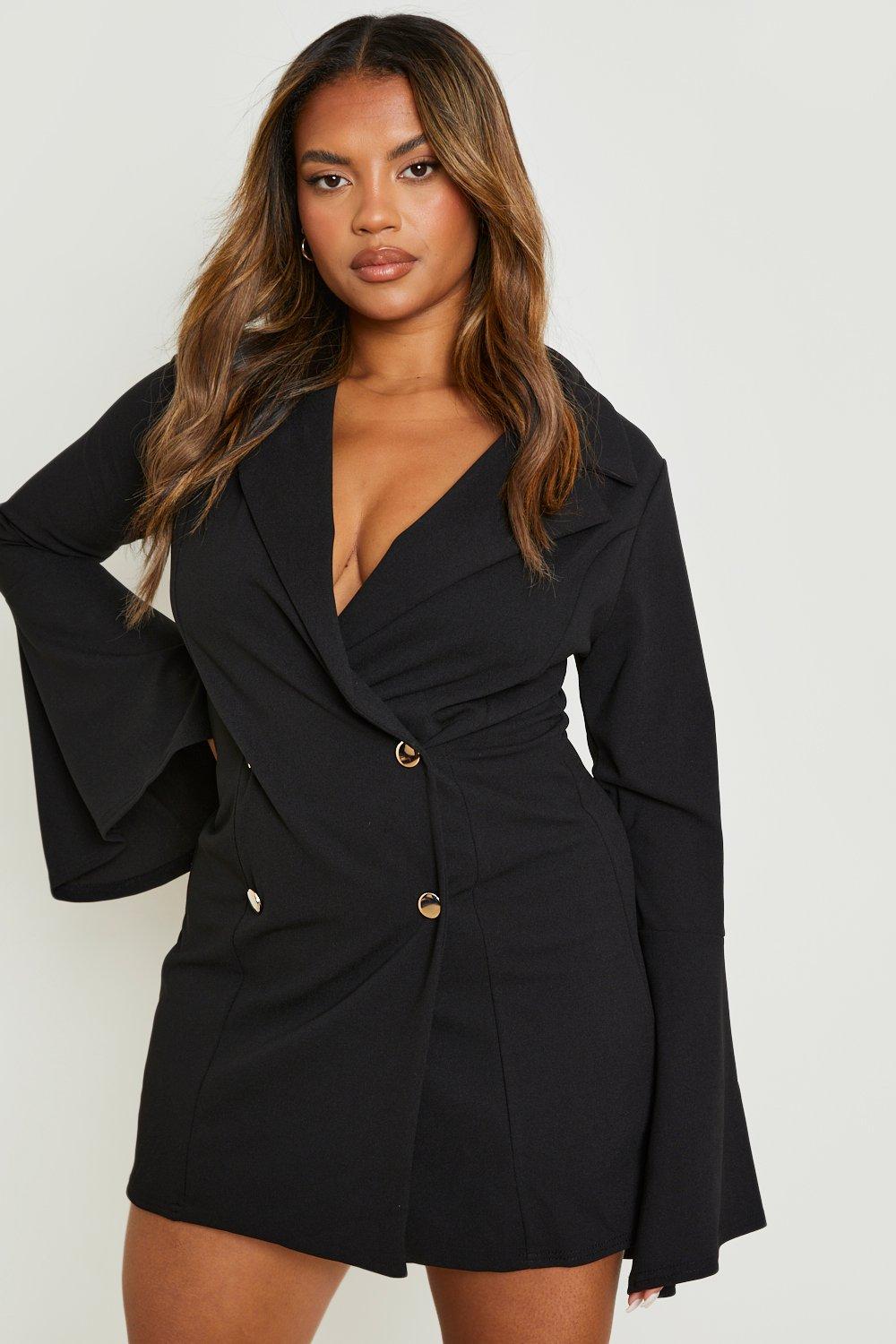 Boohoo blazer hot sale playsuit