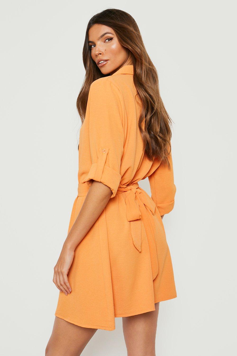 Belted shirt dress on sale uk