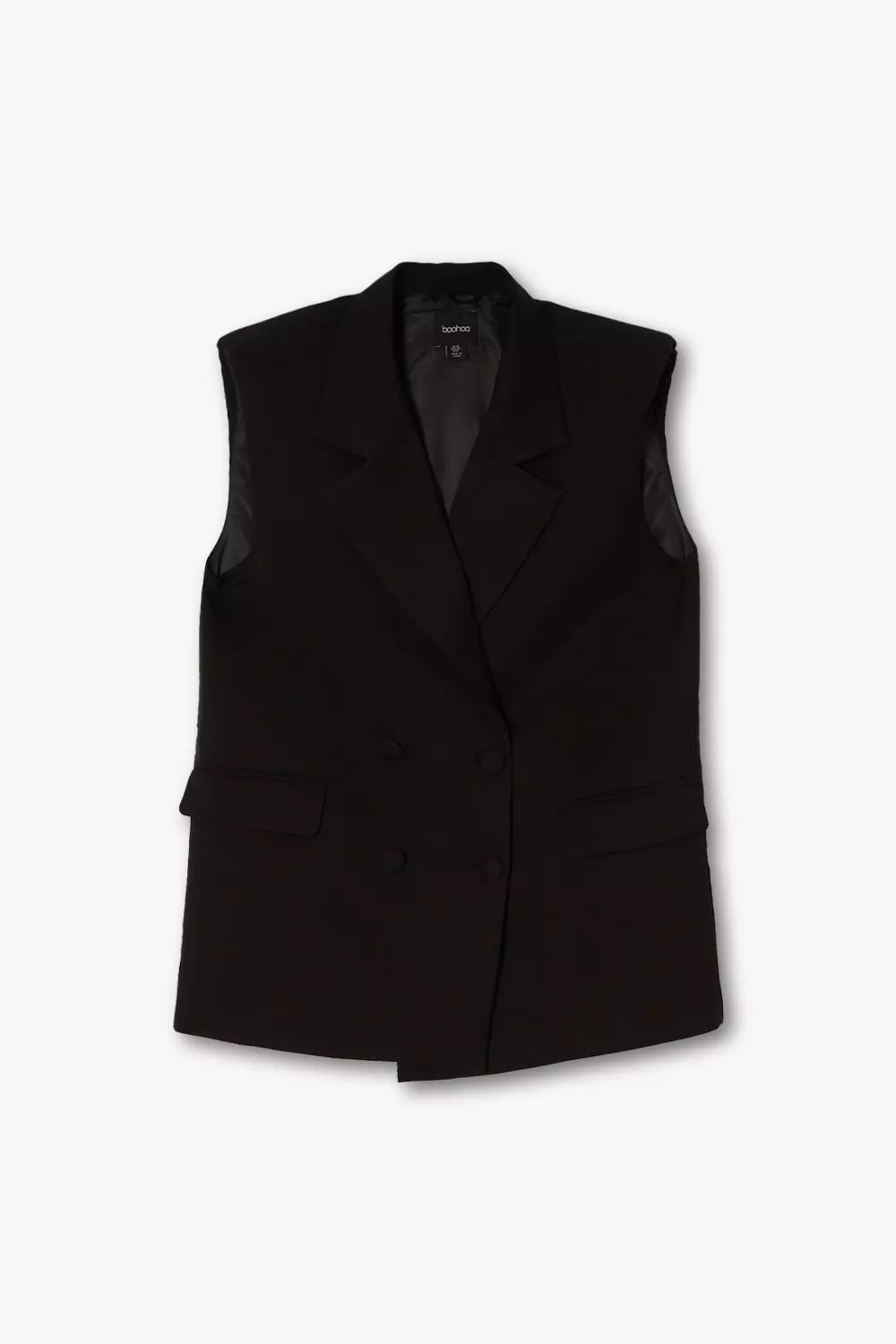 Black Premium Relaxed Fit Structured Blazer alternative image