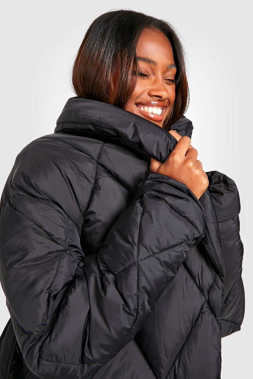 Boohoo quilted jacket best sale