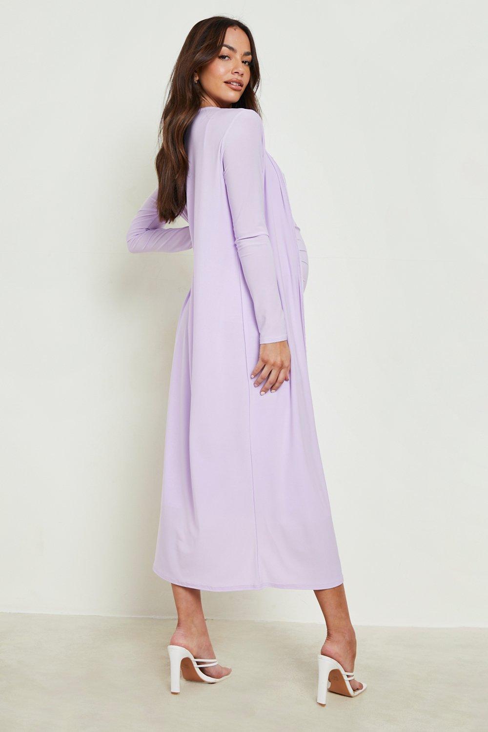 Maternity lilac outlet dress