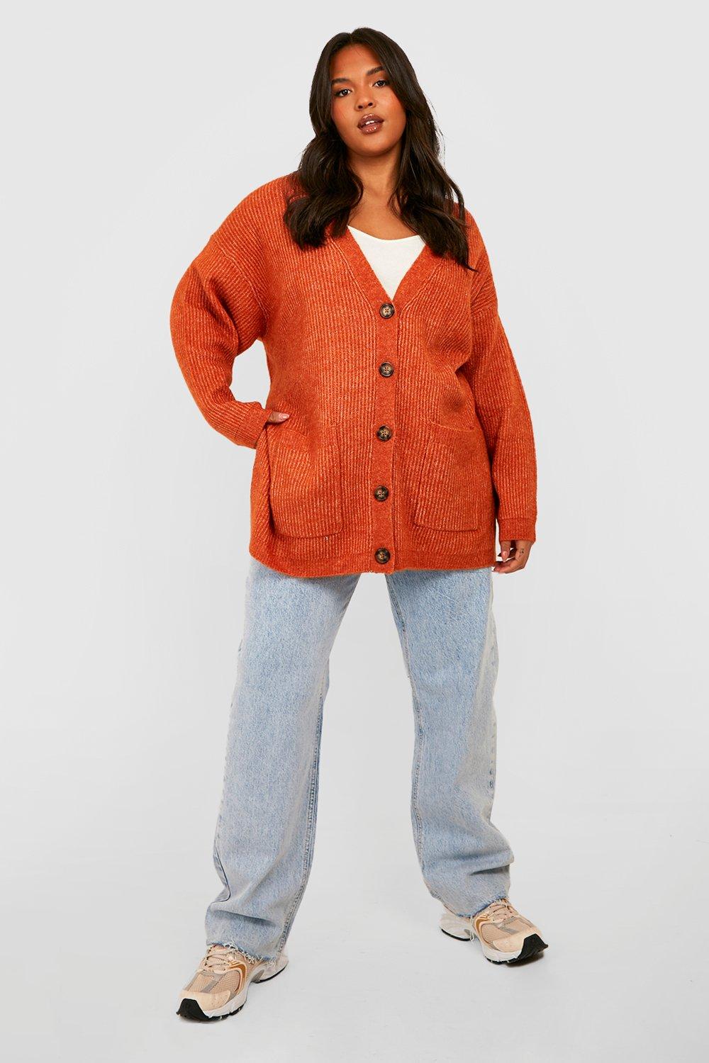 Rust womens clearance cardigan