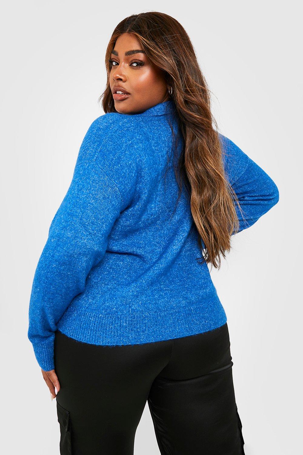 Royal blue shop jumper plus size