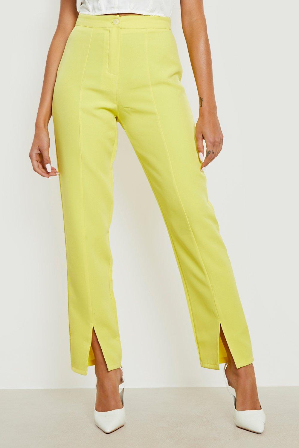 slim leg dress pants